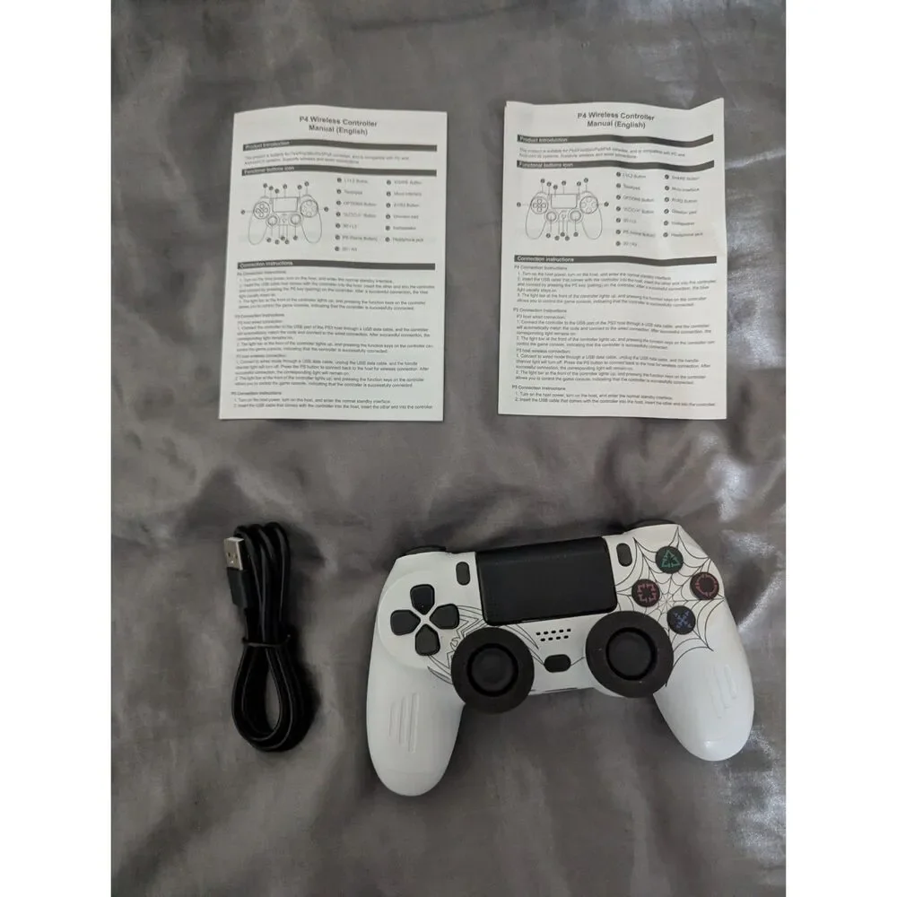 INCOMPLETE Pack Wireless Controller for PlayStation4 PC 1000mAh Battery, RGB